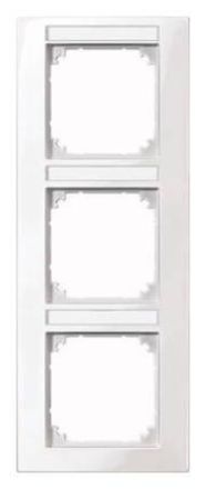 MERTEN 513319 Frame 3-way vertical polar white glossy