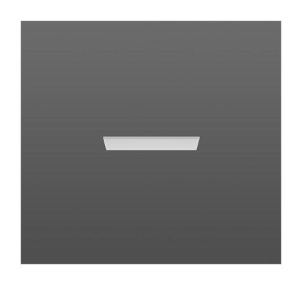 RZB 982314.002 202x202x4 for fabric shade cover plate