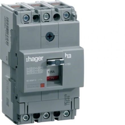 Hager HHA063H circuit breaker 3-pole 63A 25kA