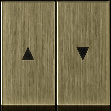 Gira 0294603 rocker switch with arrow symbol System 55 Bronze