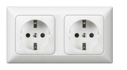 Legrand 776172 double socket, (white)