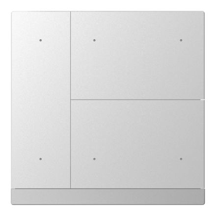 GVS 88188001 KNX pushbutton sensor WALTZ | 3-fold, aluminum | silver