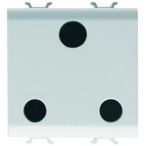 Gewiss GW10297 2M 2P+PE 15A English Stand white socket