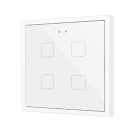 ZENNIO ZVIF70X4W KNX push button sensor Flat 70 | 4-way | white