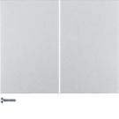 Berker 85142177 button 2-way aluminum, painted Berker K.5