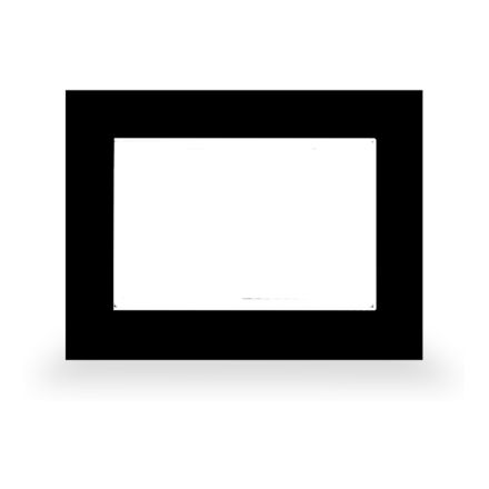 MDT VCB-07SW.04 glass frame VisuControl | glass black | 7 inch