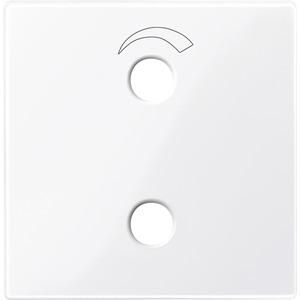 MERTEN 451925 Central plate active white glossy System M