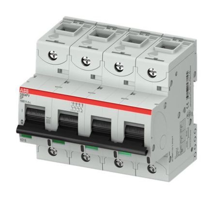 ABB Stotz-Kontakt 2CCF019622R0001 S804PV-SP10 1,500V DC 10A 4-pole string fuse