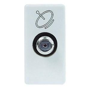 Gewiss GW20393 System 1M F-Connect attenuation 14dB white SAT socket