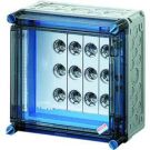 Hensel 4x3x25A DII E27 on busbar 400A 5p Mi-fuse housing