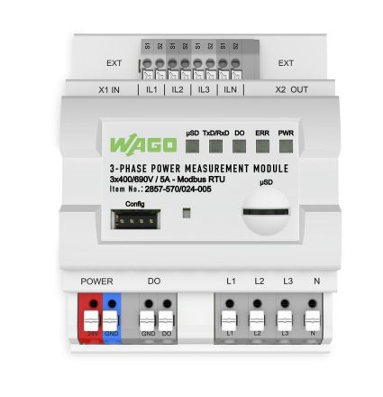 Wago 2857-570/024-000 3x400/690V/RC M RTU power measurement module