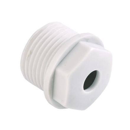 Kaiser plastic RAL7035 with bore AGRO grommet M32x1.5, 1620.32