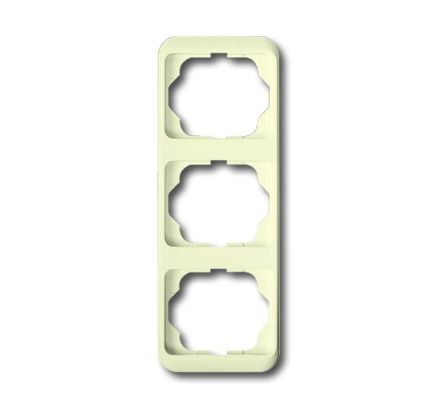 Busch-Jaeger 1733-22G cover frame, 3-way frame ivory/white