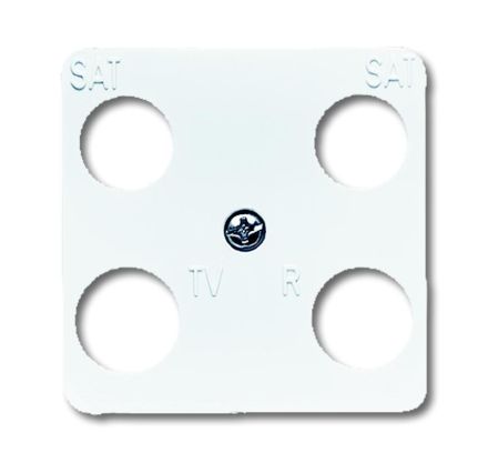 Busch-Jaeger 1743-04-214 central plate, 50 x 50 mm alpine white