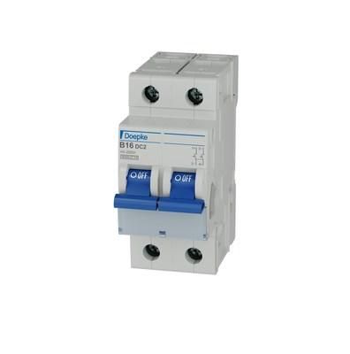Doepke 9912083 DLS 6hdc B-characteristic two-pole 16A circuit breaker