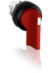 ABB Stotz-Kontakt M2SS5-10R, selector switch actuator AC red, 2 positions, long rotary handle, 1SFA611204R1001