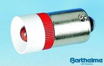 Barthelme 53092315 10x25mm BA9s 230V AC/DC white Single-LED