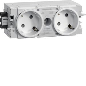 TEHALIT GS20109016 2-way 45° traffic white socket