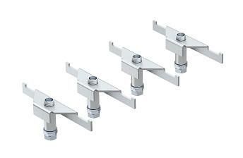 OBO Bettermann DSSL2 165 for underfloor box 165/200 (4 pieces) heavy-duty support, 7410587