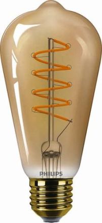 Philips 31553200 MAS VLE LEDBulbD4-25W E27 ST64 GOLD SP G LED bulb