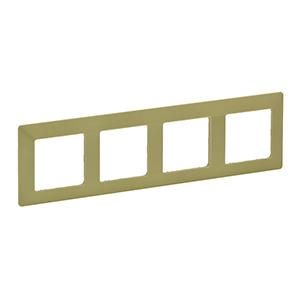 Legrand 754084 frame Valena Life 4-WAY LIMONE, (green)