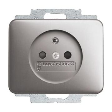 Busch-Jaeger 20 MUCKS-20-500 socket insert, with earthing pin special plug devices platinum
