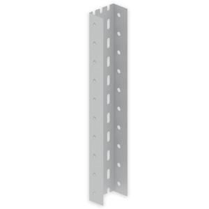 Unex 66938 perforated grey RAL7035 0.50m Epox.Steel U-profile