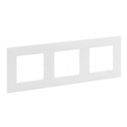 Legrand 864173 frame Niloe Step 3-way ultra white, (white)
