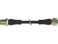 Murrelektronik 7000-40041-6350400 A-kod. PUR 5x0.34 black UL/CSA+drag chain 4m round connector