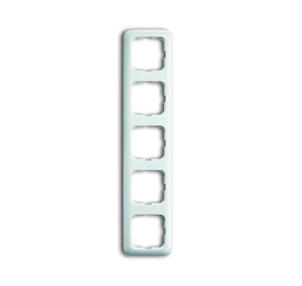 Busch-Jaeger 2515-214 cover frame, 5-way frame alpine white