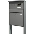 Ritto RGE1441120 Letterbox Freestanding Vertical Video, Pur, Stainless Steel