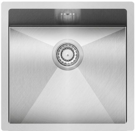Victory LENA3.ED stainless steel undermount sink 450x450x220, stainless steel