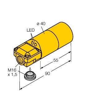 Turck 15758 NI30-K40SR-VN4X2 Inductive Sensor