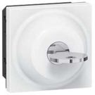 Legrand 077073 key switch MOSAIC Ronis 2mod ws, (white)