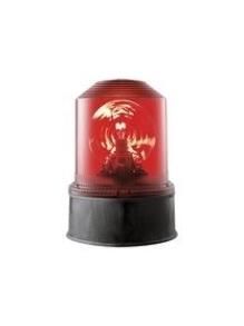 Grothe DSL 7322 red 240V AC IP55 rotating mirror light, 37322