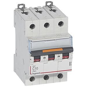 Legrand 409780 Circuit breaker DX3 C10A 3P 25KA 3M