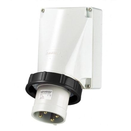 Mennekes 358 63A 4-pole 7h 500V IP67 wall plug