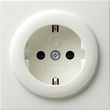 Gira 045340 SCHUKO socket KS S-Color pure white