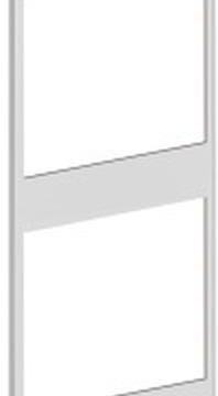 ABB Striebel & John AG173 cover 750x250mm Tr. 2xNH1 accessories CombiLine interior fitting system, 2CPX062899R9999