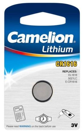 Hückmann 136697 Camelion CR1616 Lithium 3V/50mAh lithium button cell