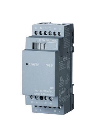 SIEMENS 6ED1055-1CB00-0BA2 LOGO! Expansion module 24 V | 4DI/4DO, transistors