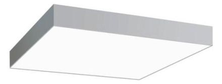 Brumberg 13700163 230V AC 44W 3000K str.-si. LED wall / ceiling light