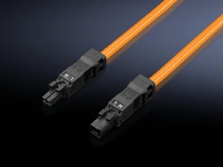 RITTAL 2500550 2-pole 1000mmm with plug+socket UL through wiring