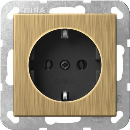 Gira 4466603 o.Kr.Sys55 br/sw socket SCHUKO