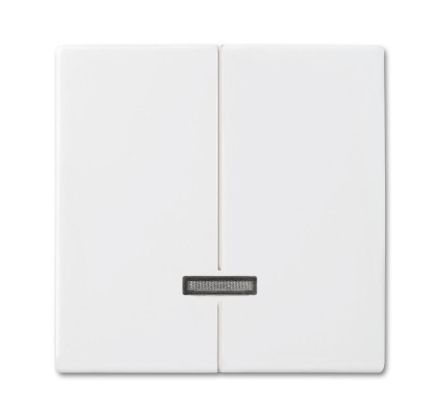 Busch-Jaeger 6545-914 control element, with neon lamp alpine white