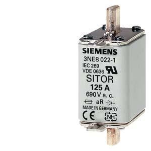 Siemens 3NE8022-1 SITOR fuse link SITOR 125A 690V size 00