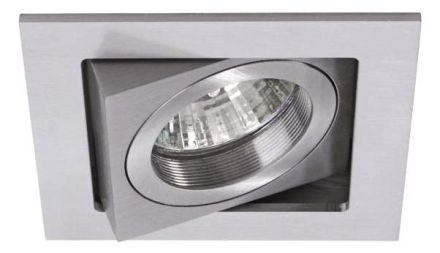 Brumberg 36323250 230V AC GU10 50W alu matt recessed ceiling spotlight