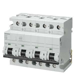 Siemens 5SP4492-6 miniature circuit breaker 400V 10kA 4-pole B125A