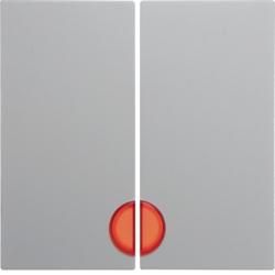 Berker 16278989 Rocker switches with red lens polar white, glossy Berker S.1/B.3/B.7