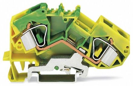 Wago 783-607 16qmm green-yellow 2 conductor protective conductor terminal